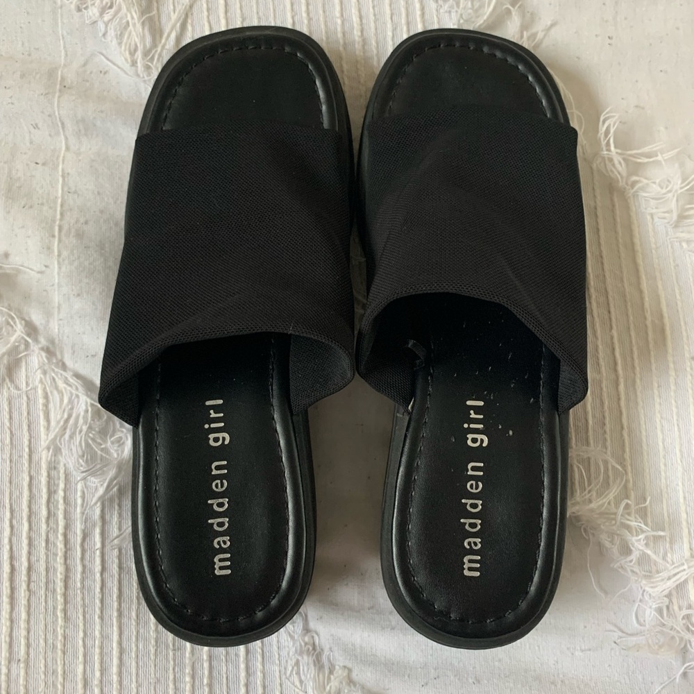Madden Girl Slinky Platform Sandal Slides